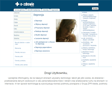 Tablet Screenshot of depresja.e-zdrowie.info